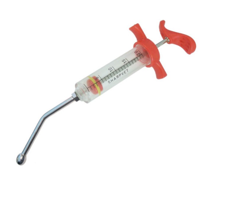Feeding Syringe - Sharpvet - 20 cc - red