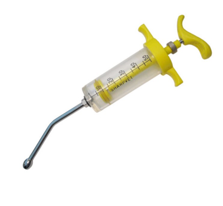 Feeding Syringe - Sharpvet - 50 cc - with dose nut