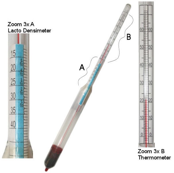 Lacto densimeter - Fahrenheit