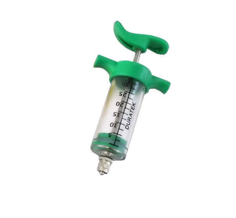 Duratek - Nylon Syringe - green - 30cc