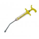 Feeding Syringe - Sharpvet - 10 cc - with dose nut - yellow