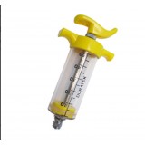 Sharpvet - Nylon Syringe - yellow - with dose nut - 2 o-rings - 50cc