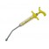Feeding Syringe - Sharpvet - 10 cc - with dose nut - yellow