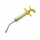 Feeding Syringe - Sharpvet - 20 cc - with dose nut - yellow