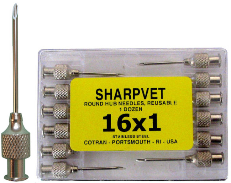Sharpvet Round Hub Hypodermic Needles 